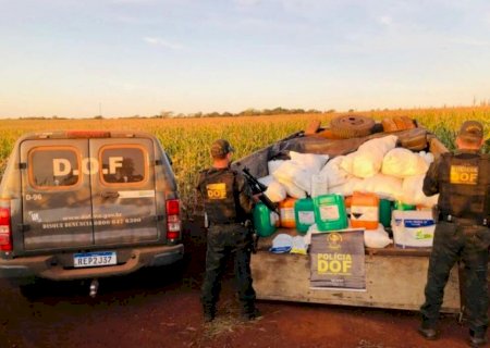Homem é preso com quase R$ 4 milhões em defensivos agrícolas contrabandeados
