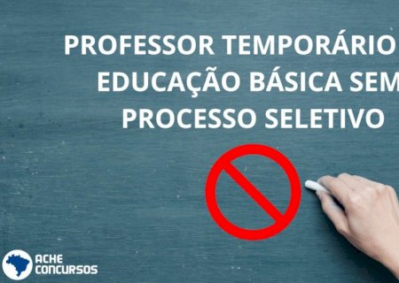 Projeto na Câmara quer proibir contratação de Professores sem processo seletivo