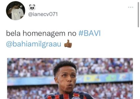Torcedor do Vitória comete injúria racial e compara Kayky a macaco em rede social; Bahia presta queixa