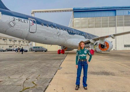 Leila Pereira mostra avião que comprou para Palmeiras usar em viagens; veja fotos