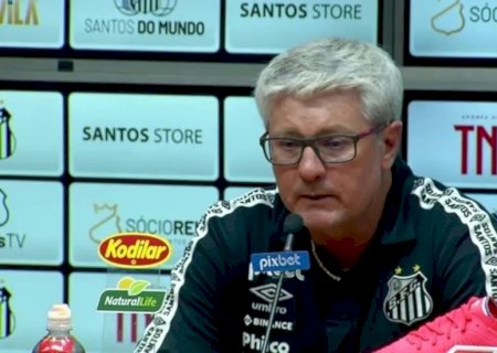 Odair Hellmann mostra alívio com vitória do Santos e brinca: "Vou tomar um venenoso"