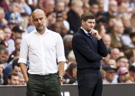 Guardiola pede desculpas a Gerrard por citar escorregão: "Tenho vergonha de mim"