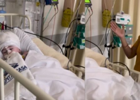 Bebê na UTI abre os olhos pela primeira vez ao ouvir Bruna Karla cantar