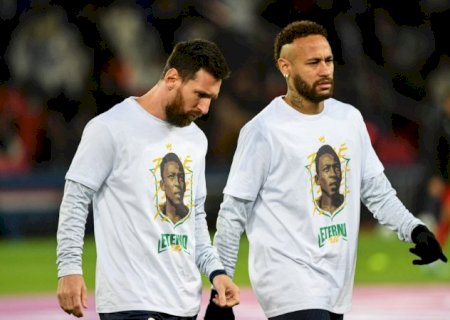 Neymar se despede de Messi, após duas temporadas juntos no PSG