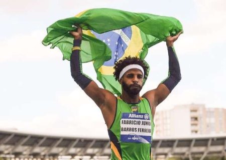 Atleta paralímpico de MS completa 100 metros em 10s e fica com prata no Mundial