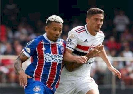 Com empate sem gols, São Paulo permanece em 8º e Bahia na zona de rebaixamento