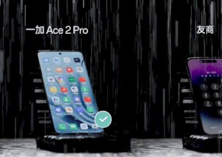 Nova tela de smartphone da OnePlus reconhece toque até na chuva