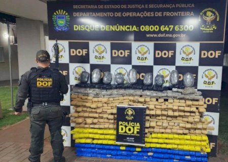 Polícia apreende quase meia tonelada de drogas em Dourados/MS