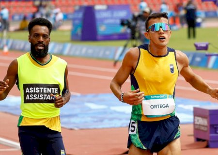 Atleta de MS conquista Ouro no atletismo do Parapan no Chile