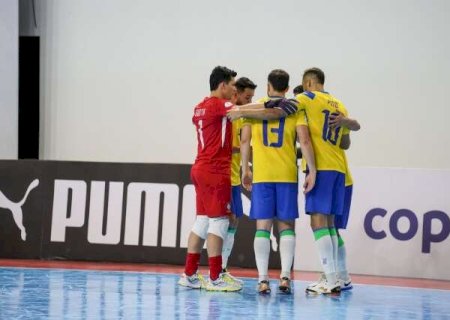 Brasil vence o Uruguai e conquista segunda vitória na Copa América de Futsal