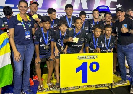 EM Rosa Câmara conquista título no futsal dos Jogos Escolares de Mato Grosso do Sul