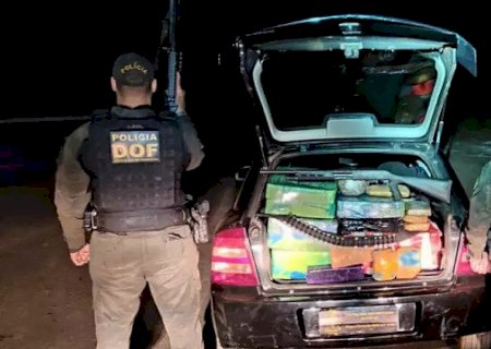 Homem de 26 anos é preso com drogas, armas e munições na MS-164