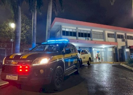 PRF realiza escolta para transporte urgente de órgãos de Dourados a Campo Grande