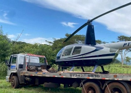 Helicóptero de R$ 2 milhões furtado é recuperado