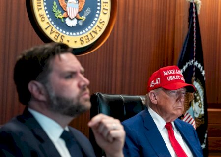 Trump sugere mudança de regime no Irã e faz trocadilho com o próprio slogan: ‘MIGA’