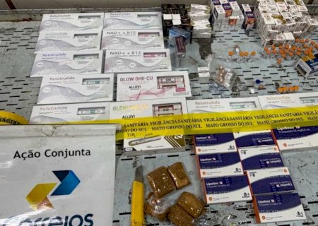 Ação já apreendeu quase 1 tonelada de remédios emagrecedores irregulares em Campo Grande