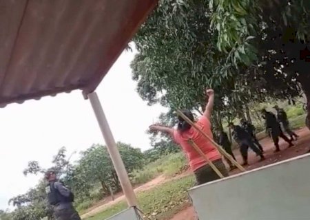 PM 'despeja' indígenas após ação de retomada em fazenda no MS