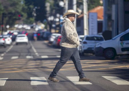 MS registra temperatura de um dígito pela primeira vez no ano